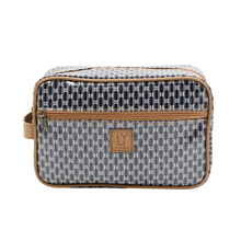 Load image into Gallery viewer, IY Large Toiletry  - African Tweed Navy
