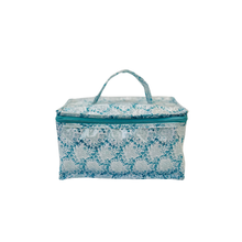 Load image into Gallery viewer, Di &amp; Glynni  Box Cosmetic Bag - Summer Trellis
