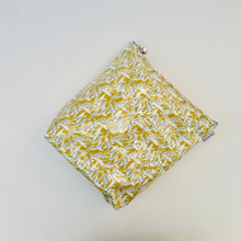 Load image into Gallery viewer, Di &amp; Glynni Large Cosmetic Bag - Gold Leaves
