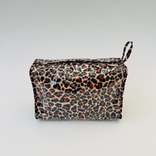 Load image into Gallery viewer, Di &amp; Glynni Box Cosmetic Bag - Real Leopard
