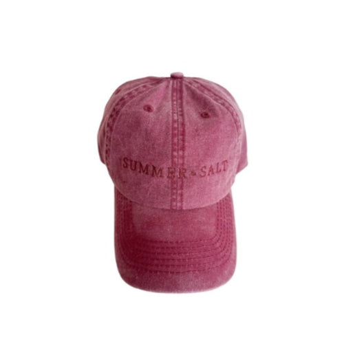 Summer & Salt Cap - Maroon