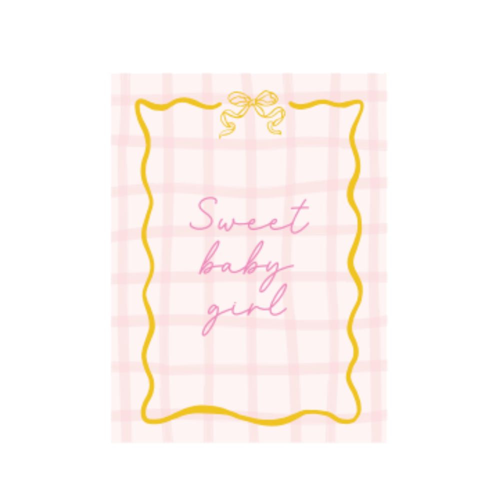Studio Italiana Card - Sweet Baby Girl