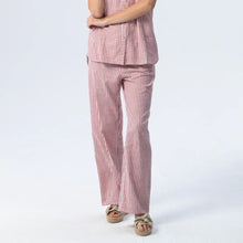 Load image into Gallery viewer, Signature by Des Sydney Wide Leg Pants - Red &amp; White Stripe
