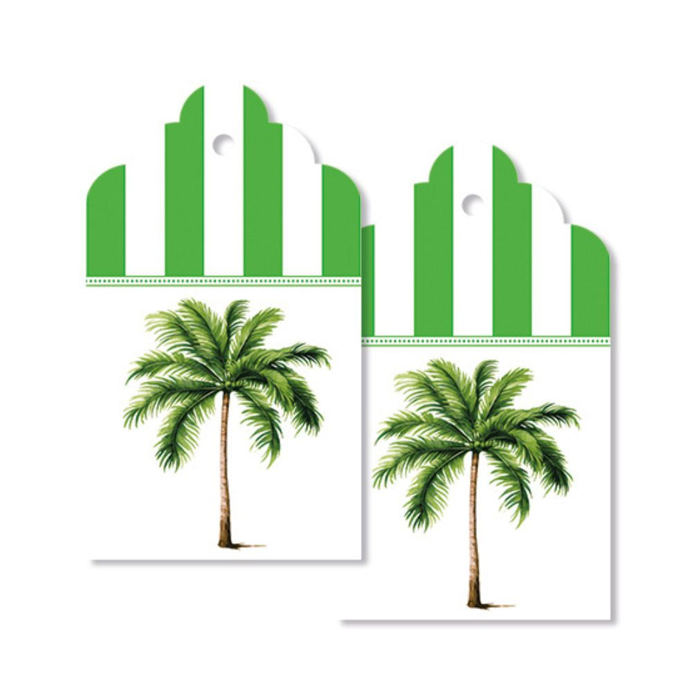 Macaroon Gift Tag Set of 10 - Sun-Soaked Palm