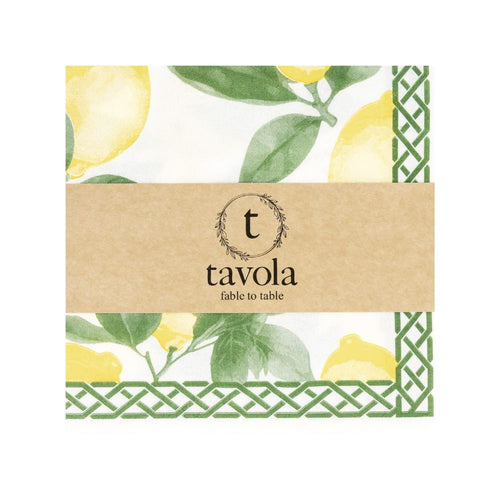 Tavola Serviettes - Green Lemon