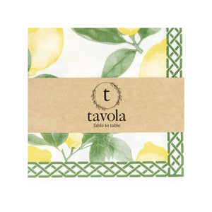 Tavola Serviettes - Green Lemon
