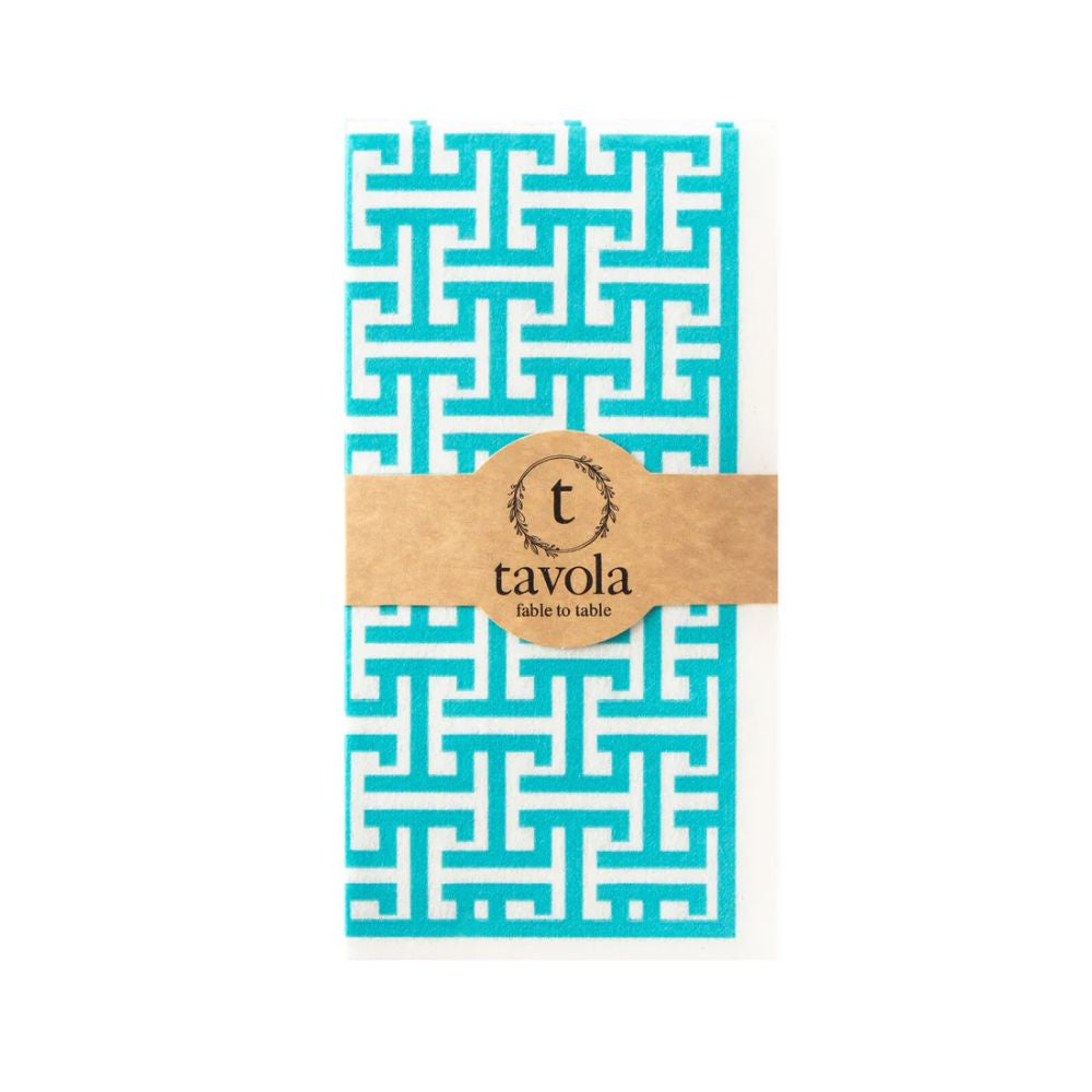 Tavola Greek Slim Napkins pk of 24 - Turquoise