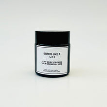 Load image into Gallery viewer, Black Soya Candle - UTI (Lemongrass &amp; Ginger)
