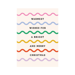 Studio Italiana Card - Warmest Wishes (Merry & Bright)