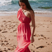 Load image into Gallery viewer, Brit Bom Waves Dress - Fuschia
