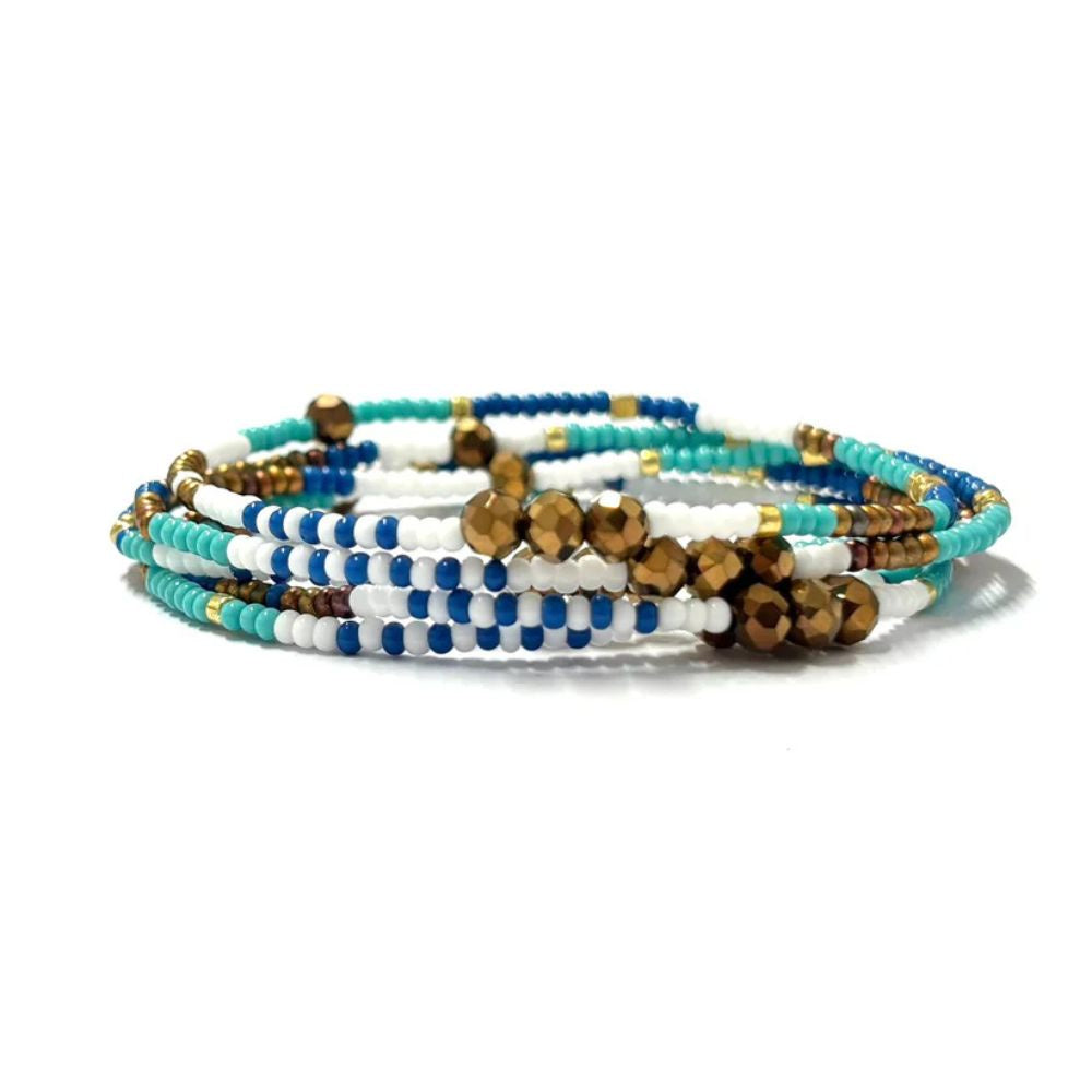 Kiki Collection Beaded Wrap Bracelet - Searching Space