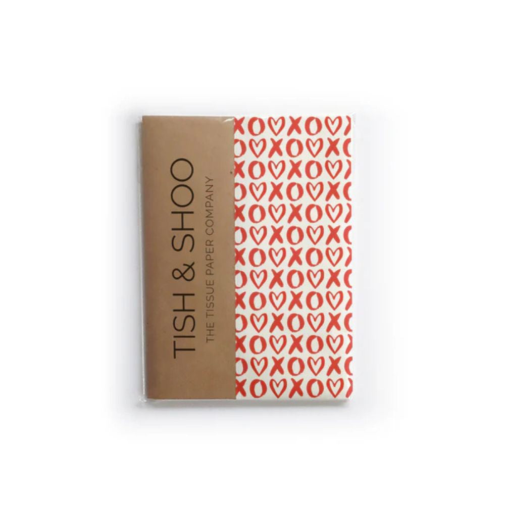 Tish & Shoo Tissue Paper- XOXO Red