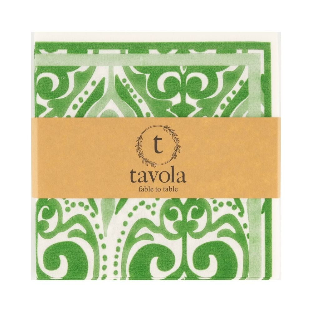 Tavola Napkins - Abstract Green