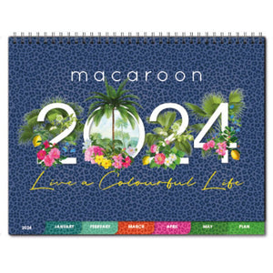 Macaroon 2024 Tent Calendar Tabbed