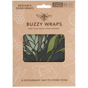 A Love Supreme Buzzy Wraps gift pack - Protea Blue on Gunmetal
