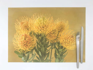 Tableart Disposable Placemats - Pincushion Yellow