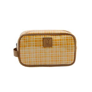 IY Small Toiletry Bag - Weave Yellow