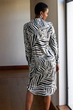 Load image into Gallery viewer, Trinity Nirvana Shirt Dress -Safari
