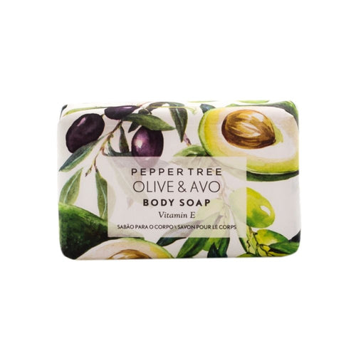 pepper tree olive & avo body soap
