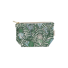 Load image into Gallery viewer, A Love Supreme Make-up Pouch - Fynbos Blue on Olive
