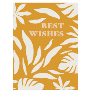Studio Italiana Card - Best Wishes Yellow