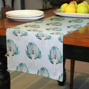 Caversham Textiles 180cm Table Runner - Artichoke Heart Green