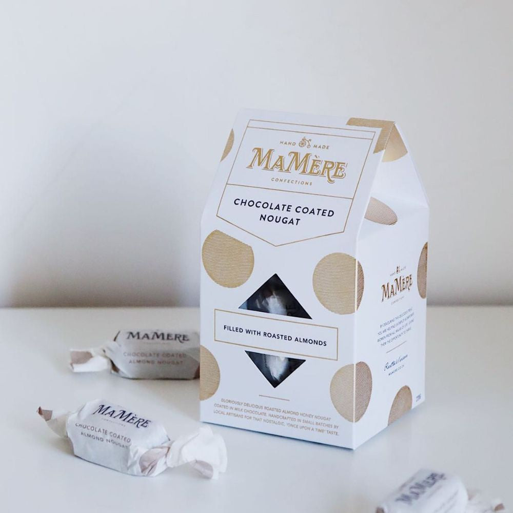 Ma Mere Chocolate Coated Almond Nougat Gift Box new