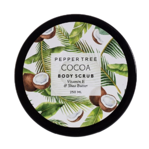 pepper tree cocoa body scrub