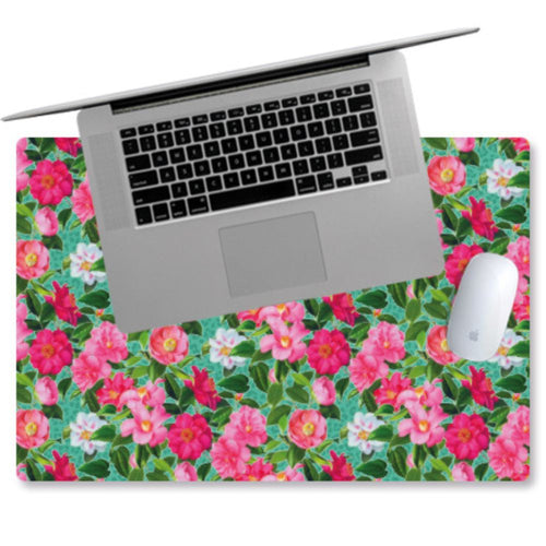 Macaroon Desk Mat - Camellia Azure
