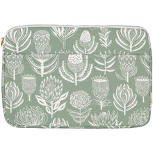 Load image into Gallery viewer, A Love Supreme 13&quot; Laptop Sleeve - Floral Kingdom White on Sage
