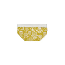 Load image into Gallery viewer, A Love Supreme Fabric Pots Small - Floral Kingdom White on Ochre
