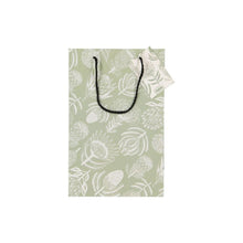 Load image into Gallery viewer, A Love Supreme Large Gift Bag - Floral Kingdom  White on Sage
