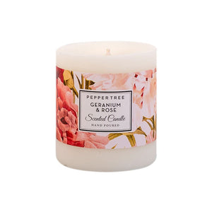 Geranium & Rose Candle - Small