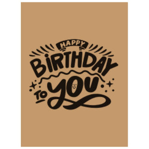 Studio Italiana Card - Happy Birthday to you Craft