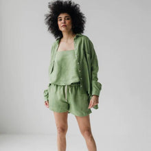 Load image into Gallery viewer, Janni &amp; George Moss Linen Shirt
