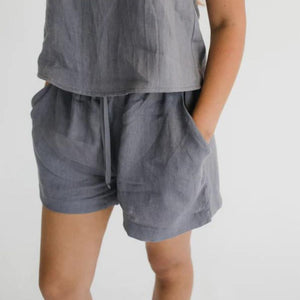 Janni & George Charcoal Shorts