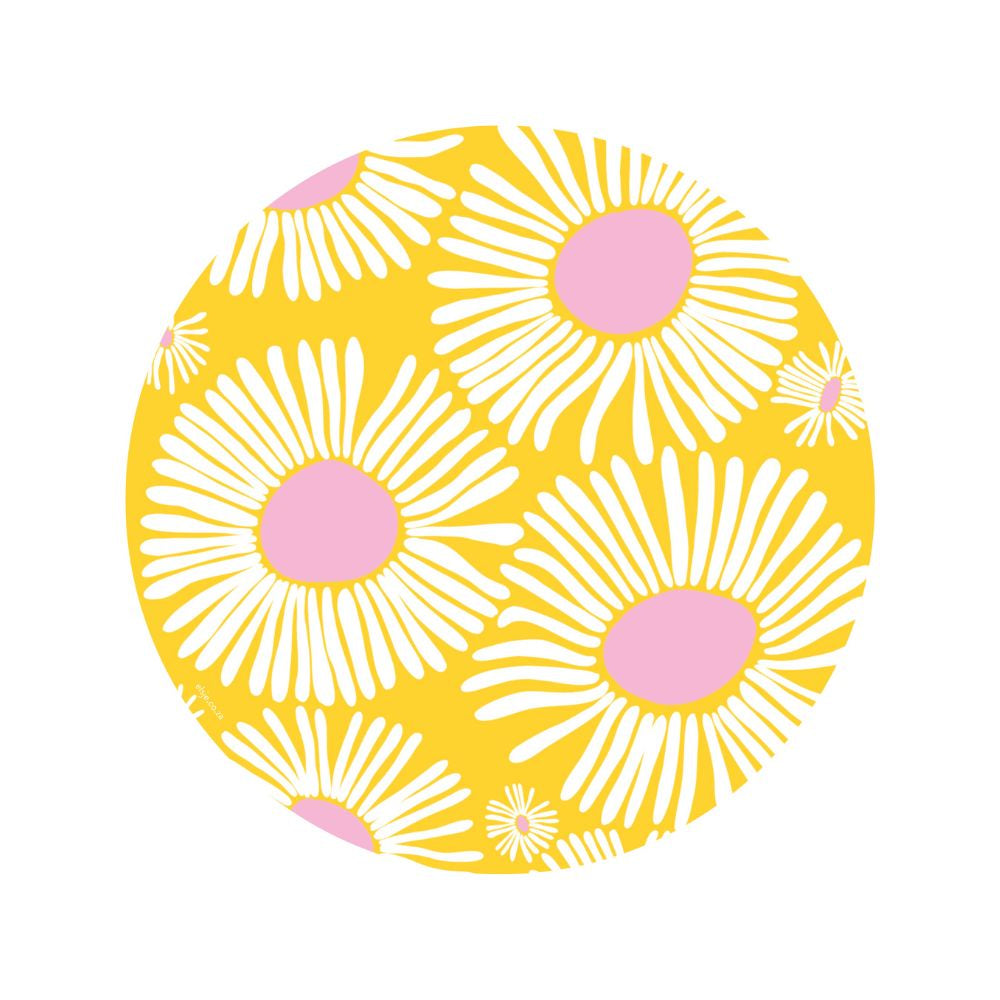 Elsje Designs Mouse Pad - Happy Yellow Flowers