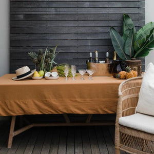 Palmar Collection Tablecloth - Rust