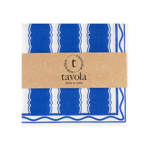 Tavola Serviettes - Stripe Blue