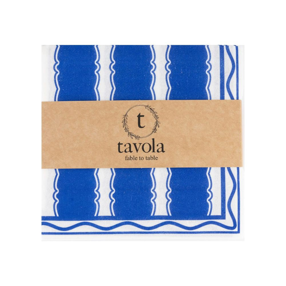 Tavola Serviettes - Stripe Blue