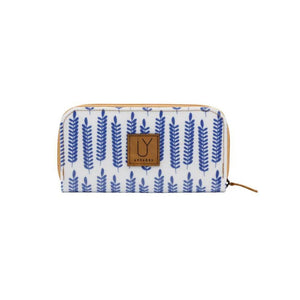 IY Wallet - Leaves Blue